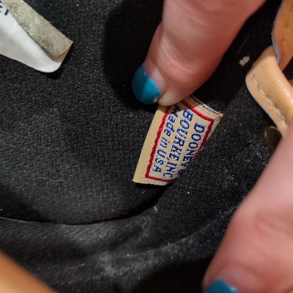 Dooney & Bourke Vintage Black Rainbow Signaturw Monogram Clutch Wallet CALLOUTS - Picture 12 of 14